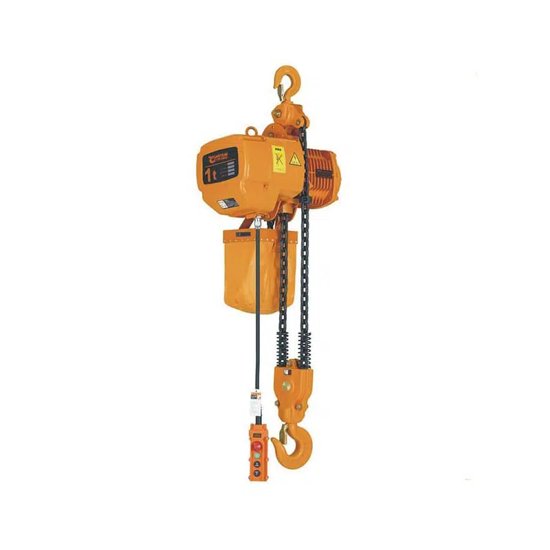 1 ton double chain fixed electric chain hoist