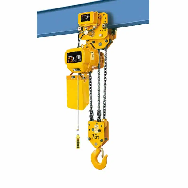 7.5 Ton Three Chain Electric Chain Hoist - Top Running