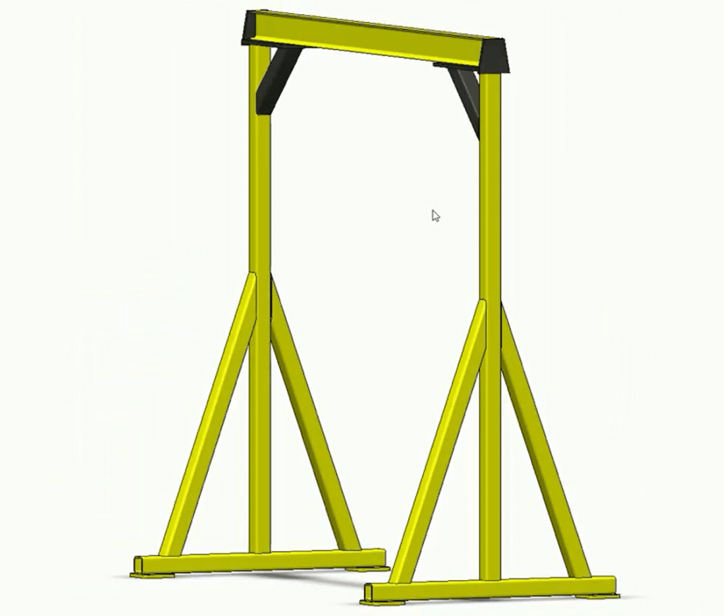 a frame crane design
