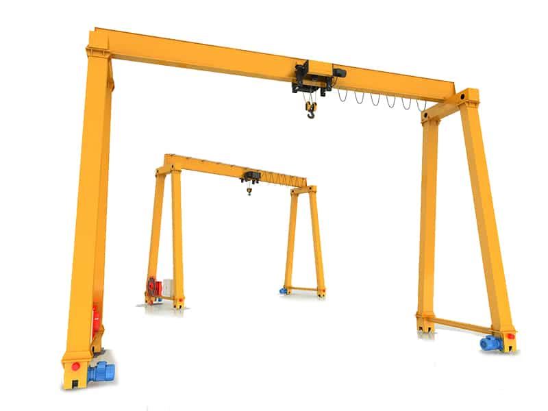 single girder gantry crane new hoist