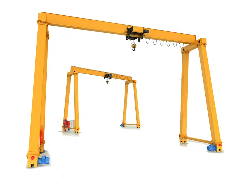 single girder gantry crane new hoist