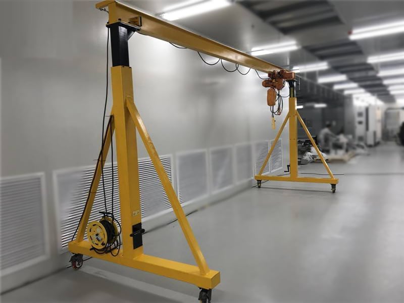 adjustable portable gantry cranes for workshop