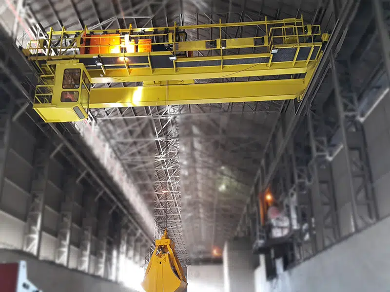 clamshell grab overhead cranes