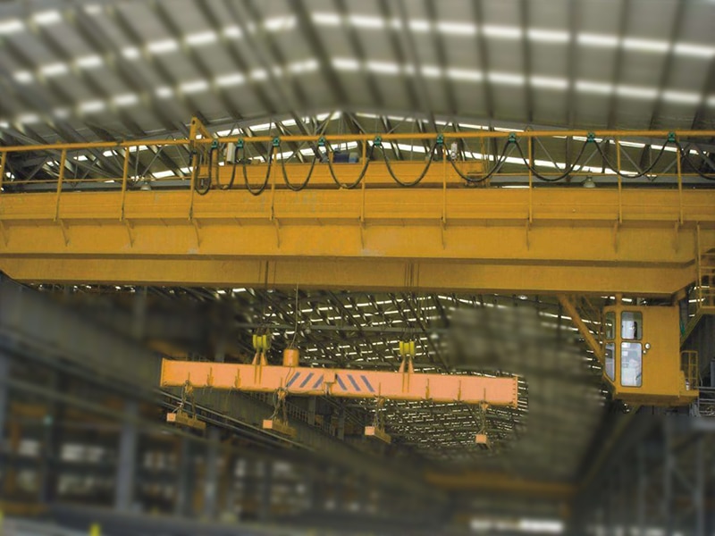 electromagnetic hanging beam overhead crane
