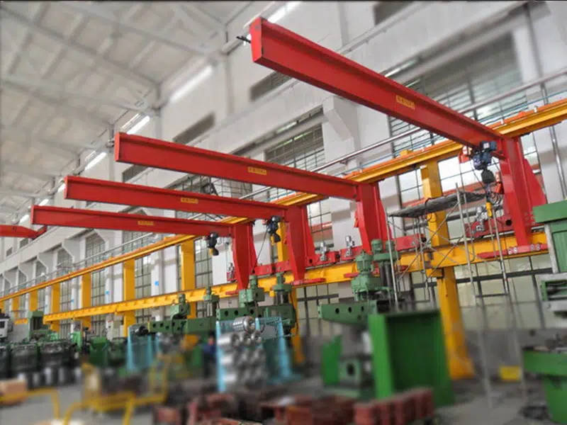 four wall travelling jib crane