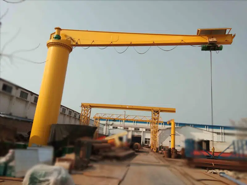 freestanding jib crane for outdoor