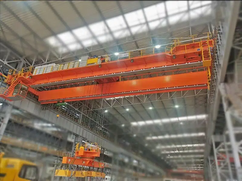 Pont roulant magnétique double fille