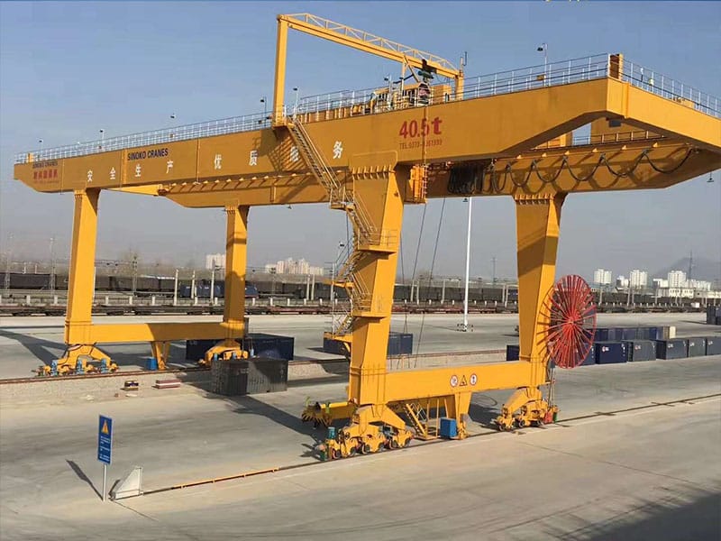 rail mounted container gantry cranes for railway stations